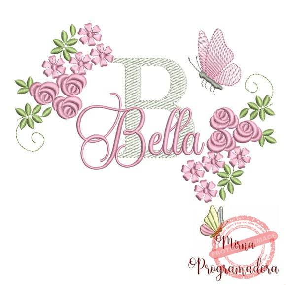 matriz-de-bordado-bella-fazemos-qualquer-nome-elna Matriz de Bordado - Bella (fazemos Qualquer Nome) - Imagem 1