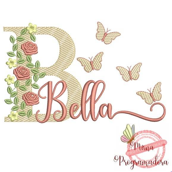 matriz-de-bordado-bella-fazemos-qualquer-nome-matriz-de-bordado Matriz de Bordado - Bella (fazemos Qualquer Nome) - Imagem 1
