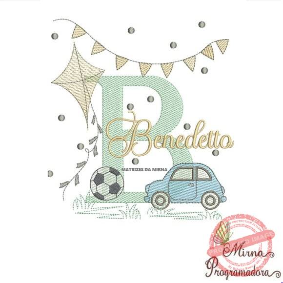 matriz-de-bordado-benedetto-pattern Matriz de Bordado Benedetto - Imagem 1