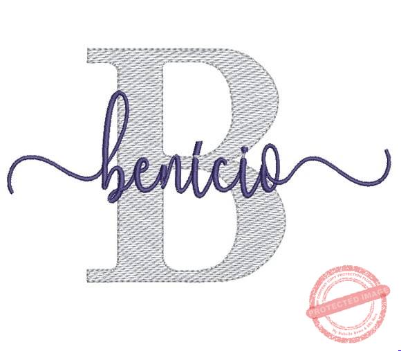 matriz-de-bordado-benicio-fazemos-qualquer-nome-e-bordados Matriz de Bordado - Benício - Imagem 1