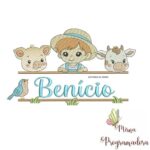 Matriz de Bordado - Benício (fazemos Qualquer Nome)
