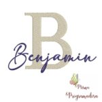 Matriz de Bordado - Benjamin (fazemos Qualquer Nome)