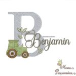 Matriz de Bordado Benjamin