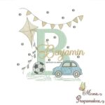 Matriz de Bordado Benjamin