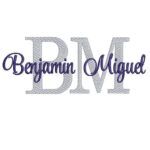 Matriz de Bordado - Benjamin Miguel (fazemos Qualquer Nome)