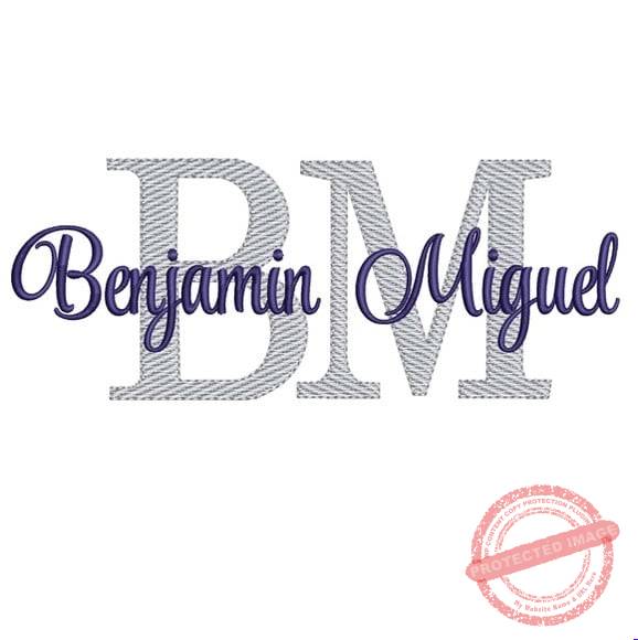 matriz-de-bordado-benjamin-miguel-fazemos-qualquer-nome-brother Matriz de Bordado - Benjamin Miguel (fazemos Qualquer Nome) - Imagem 1