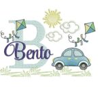 Matriz De Bordado - Cenário Carro Bento