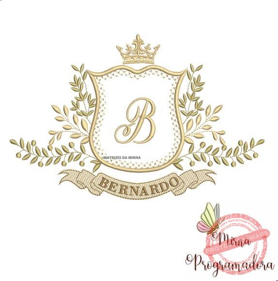matriz-de-bordado-bernardo-fazemos-qualquer-nome-pes Matriz de Bordado Moldura Arabesco Bernardo para bordar - Imagem 1