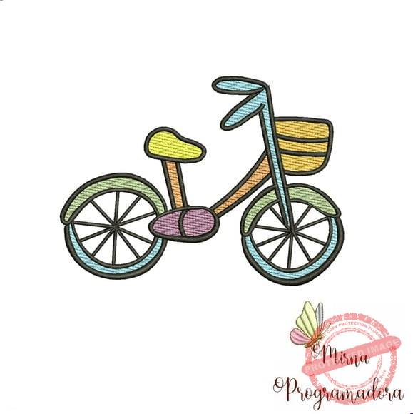 matriz-de-bordado-bicleta-matrizes-de-bordados-desenhos Matriz de Bordado - Bicleta - Imagem 1