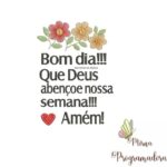 Matriz de Bordado - Bom Dia