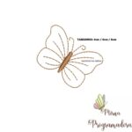 Matriz de Bordado - Borboleta Contorno