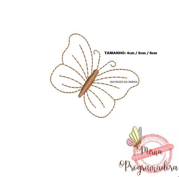 matriz-de-bordado-borboleta-contorno-embroidery Matriz de Bordado - Borboleta Contorno - Imagem 1