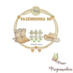 Matriz de Bordado - Bota e Chapeu Fazendinha