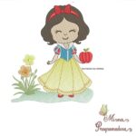 Matriz de Bordado - Branca de Neve