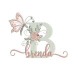 Matriz de Bordado - Brenda (fazemos Qualquer Nome)