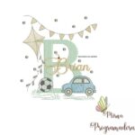 Matriz de Bordado - Brian
