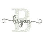 Matriz de Bordado - Bryan (fazemos Qualquer Nome)
