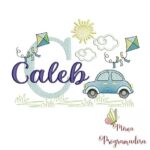Matriz de Bordado - Caleb (fazemos Qualquer Nome)