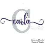 Matriz de Bordado - Carla (fazemos Qualquer Nome)