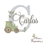 Matriz de Bordado Carlos