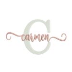 Matriz de Bordado - Carmen (fazemos Qualquer Nome)