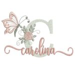 Matriz de Bordado - Carolina (fazemos Qualquer Nome)