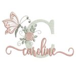 Matriz de Bordado - Caroline (fazemos Qualquer Nome)