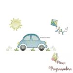Matriz de Bordado - Carrinho-sol-pipa