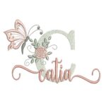 Matriz de Bordado - Catia (fazemos Qualquer Nome)