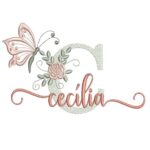 Matriz De Bordado - Cecília