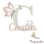 Matriz de Bordado - Cecilia (fazemos Qualquer Nome)