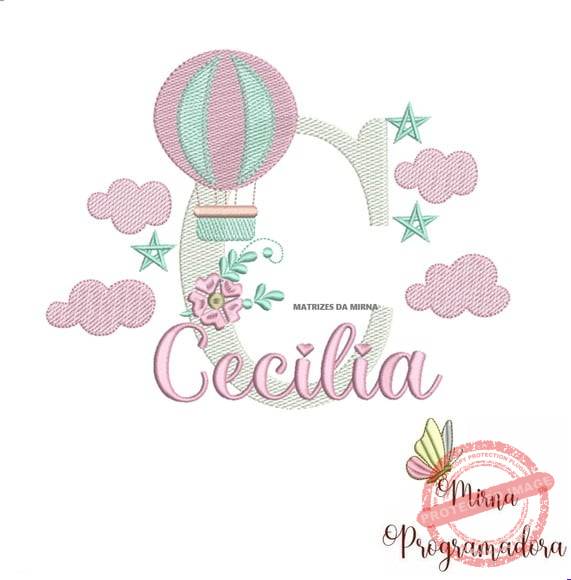 matriz-de-bordado-cecilia-fazemos-qualquer-nome-mirna-matrizes-de-bordado-programadora Matriz de Bordado - Cecilia (fazemos Qualquer Nome) - Imagem 1