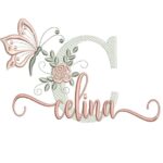 Matriz de Bordado - Celina