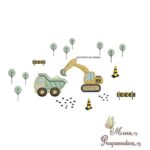 Matriz de Bordado Cenario Construção