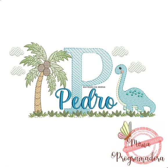 matriz-de-bordado-cenario-dinossauro-pedro-singer Matriz de Bordado - Cenário Dinossauro Pedro - Imagem 1
