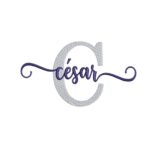 Matriz de Bordado - César (fazemos Qualquer Nome)