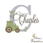 Matriz de Bordado Charles