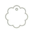 Matriz de Bordado - Chaveiro Flor