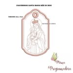 Matriz de Bordado - Chaveiro Santa Maria Mãe de Deus
