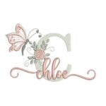 Matriz de Bordado - Chloe (fazemos Qualquer Nome)