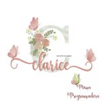 matriz de bordado clarice
