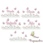 Matriz de Bordado - Coleção 100 Nomes Jardim Flores