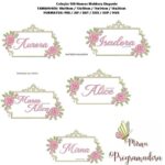 Matriz de Bordado - Coleção 100 Nomes Moldura Elegante