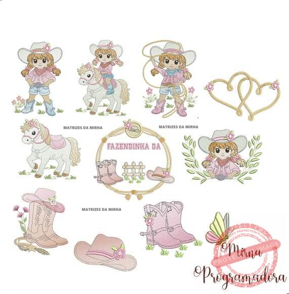 matriz-de-bordado-colecao-cowgirl-matriz Matriz de Bordado - Coleção Cowgirl - Imagem 1