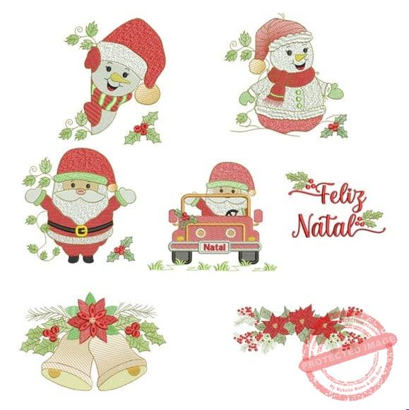 matriz-de-bordado-colecao-de-natal Matriz de Bordado - Coleção de Natal - Imagem 1