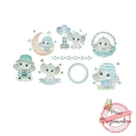 matriz-de-bordado-colecao-elefantinho-cute-matrizes-de-bordado-mirna Matriz de Bordado - Coleção Elefantinho Cute - Imagem 1