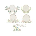 Matriz de Bordado - Coleção Moldura Flores