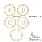 Matriz de Bordado - Coleção Moldura Tag Alfabeto