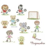 Matriz de Bordado - Coleção Safari Futebol
