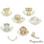 Matriz de Bordado - Coleção Safari